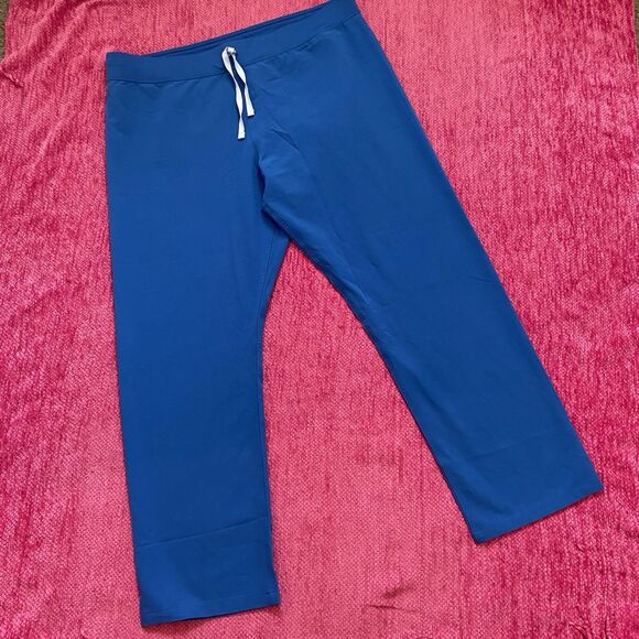 Figs Livingston Scrub Pants High Waist Blue Size XXL - Picture 1 of 9